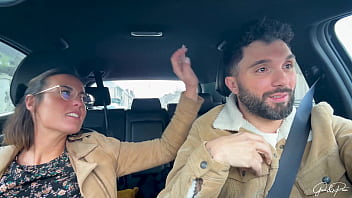 Lea pam suck gael marques dick and he fucks her in the car during car wash