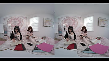 College threesome evie christian and jade valentine