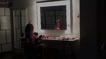 The horny photographer he fucks model in bunny costume