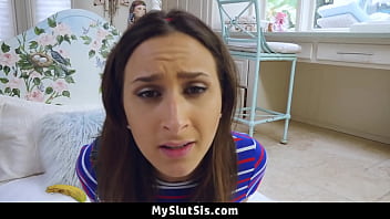 Ashley adams decides that if she can't use her vibrator then big bro has to get her off instead myslutsis