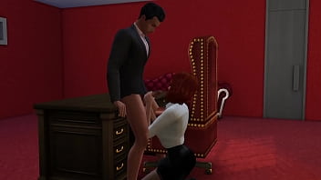 Mega sims boss fucks workers wife