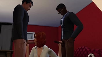 Mega sims boss fucks workers wife