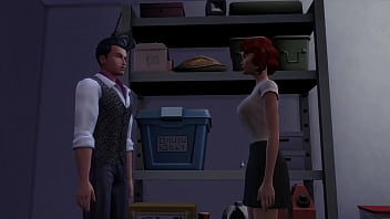 Mega sims boss fucks workers wife