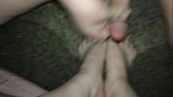 Pov cumshot beautiful feet