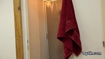 Lovesome nympho blows cock in pov and gets pink cunt plowed