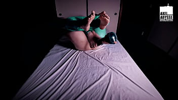 Axel Abysse Stretches Own Hole Before Humping Huge Toy thumbnail