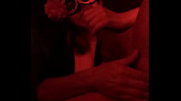 I got pulled away from my bed to the balcony to suck cock… it was really cold outside