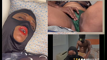 Ebony reaction squirt while watchin xvideos eye rolling orgasm