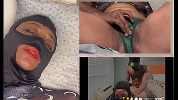 Ebony reaction squirt while watchin xvideos eye rolling orgasm