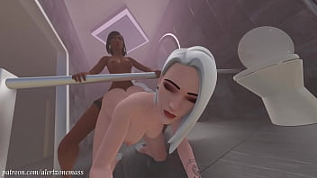 Pharah and ashe gank in wc animation