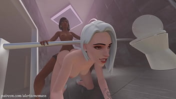 Pharah and ashe gank in wc animation