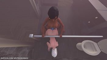 Pharah and ashe gank in wc animation