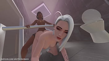 Pharah and ashe gank in wc animation