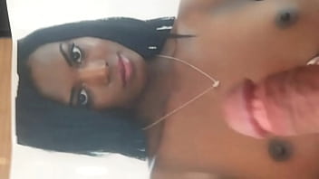 Pls blackbeauty let me cum on your horny face and your hot breasts