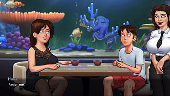 Milf stepmother gets railed by a huge dick and creampied