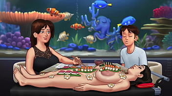 Milf stepmother gets railed by a huge dick and creampied