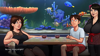 Milf stepmother gets railed by a huge dick and creampied