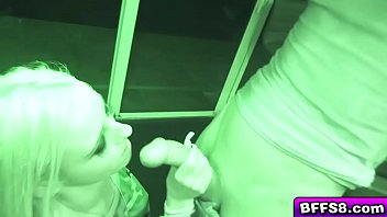 Flirty college bffs play hide and go freak