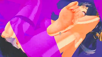 Keqing gets her tight pussy ripped open by huge cock genshin impact