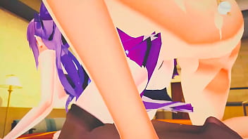 Keqing gets her tight pussy ripped open by huge cock genshin impact