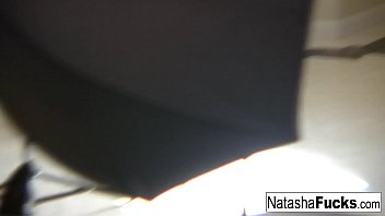 Busty babe masturbates