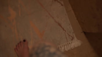 Stepsister caught her stepbrother fucking sex doll