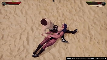 Jerle vs lucifera nf3d mixed mma combat maledom