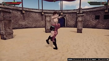 Jerle vs lucifera nf3d mixed mma combat maledom