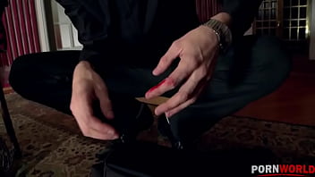 Dominatrix mi sunset spanks submissive guy before he bangs that redhead's pink gp1020