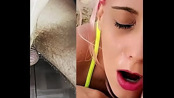 Presenting my little cum bucket in a short cumshot compilation