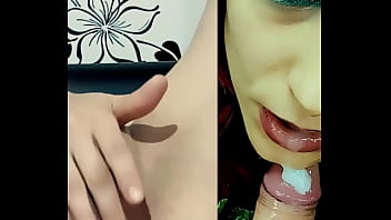 Presenting my little cum bucket in a short cumshot compilation