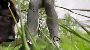 Came across a bug man in my yard not today #sizetwitter #giantess #giant #pov #mini #shruken