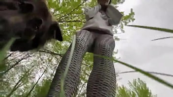 Came across a bug man in my yard not today #sizetwitter #giantess #giant #pov #mini #shruken