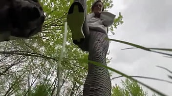 Came across a bug man in my yard not today #sizetwitter #giantess #giant #pov #mini #shruken