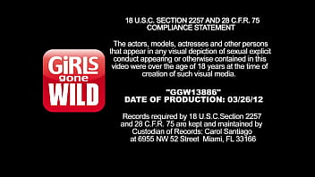 Big tit blonde masturbates in the van