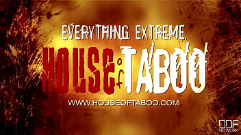 Raven haired beauty is bound