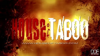 Raven haired beauty is bound