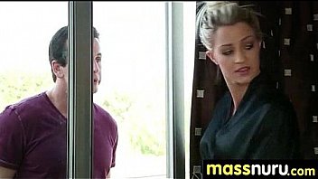 Naughty chick gives an amazing japanese massage 21