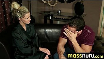 Naughty chick gives an amazing japanese massage 21