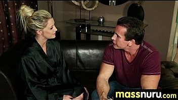 Naughty chick gives an amazing japanese massage 21