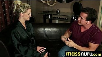 Naughty chick gives an amazing japanese massage 21