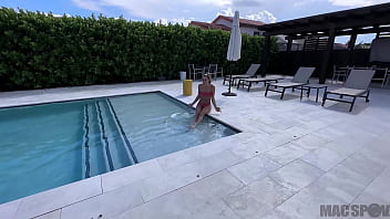 Petite horny babe mackenzie mace gets folded and pussy fucked by jmac