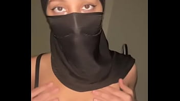 Bouncy arab boobs under hijab • muslim titties getting played with on camera