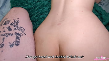 Rough sex with a nymphomaniac wife with a big ass russian porn with talk