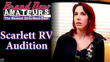 Brunette hottie coed scarlett foxx deepthroats a hard cock and gets banged