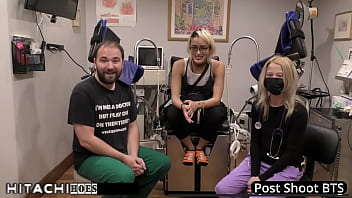 Sophomore gets mandatory hitachi orgasm from doctor tampa channy crossfire