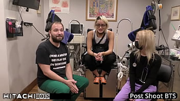 Sophomore gets mandatory hitachi orgasm from doctor tampa channy crossfire