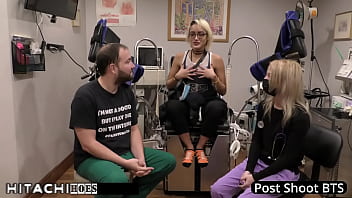 Sophomore gets mandatory hitachi orgasm from doctor tampa channy crossfire