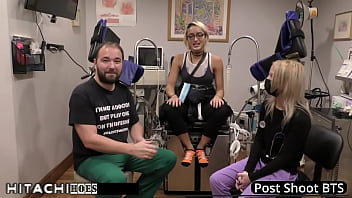 Sophomore gets mandatory hitachi orgasm from doctor tampa channy crossfire