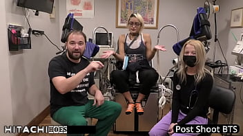 Sophomore gets mandatory hitachi orgasm from doctor tampa channy crossfire